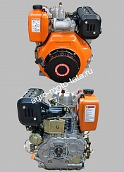 186 двигатель+стартер 9л.с (дизель)