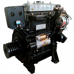 Двигатель JD3102 3-цилиндра, 4т, 40 л.с., вод. охлаждение Jinma 404